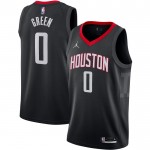 Maillot NBA Houston Rockets Jalen Green 0 Jordan 2022-23 Statement Edition Noir Swingman - Homme